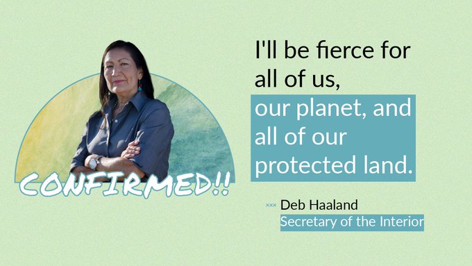 Azul celebrates the confirmation of Deb Haaland as Interior Secretary