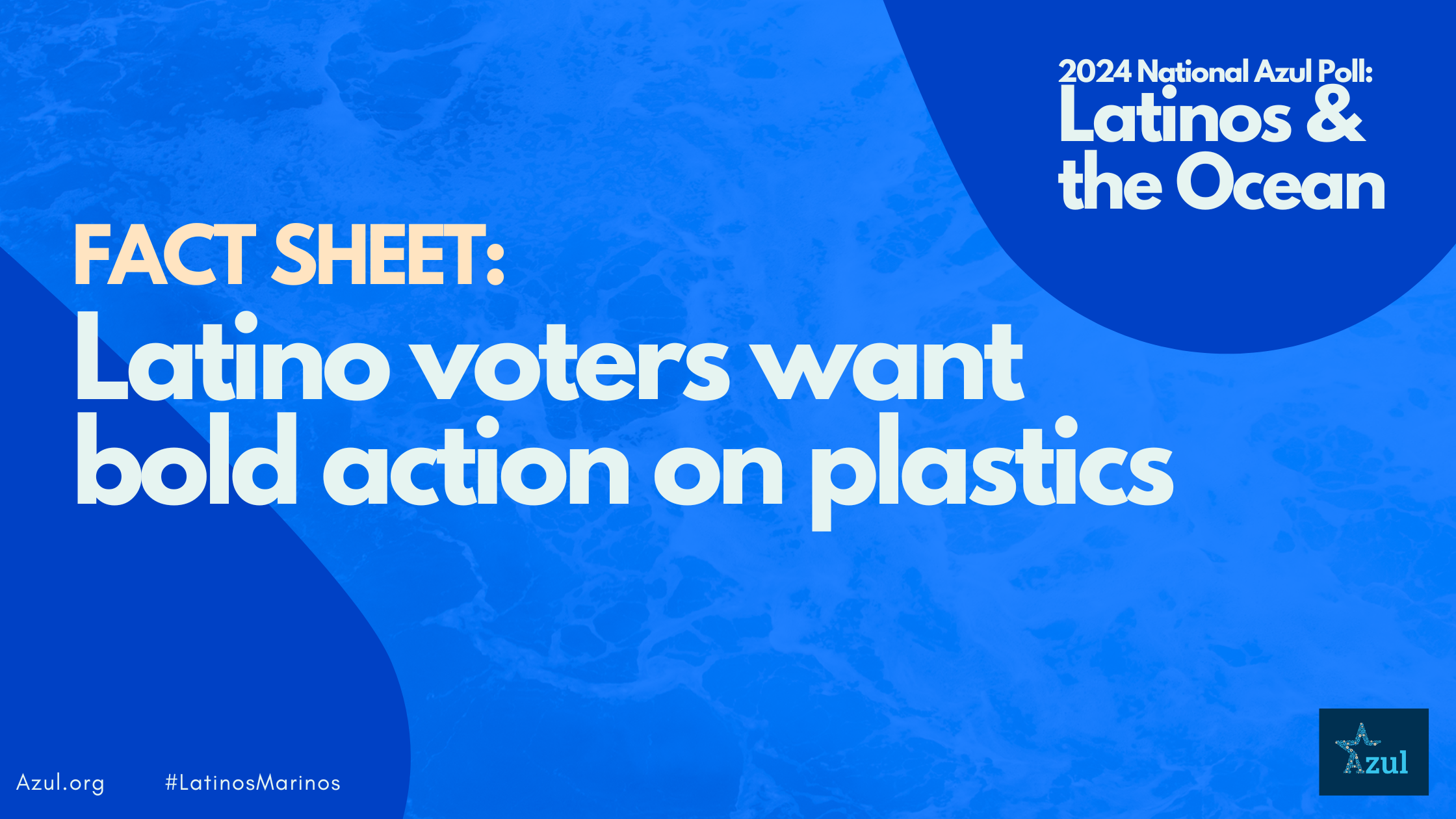 [FACT SHEET] 2024 National Azul Poll: Latino voters want bold action on plastics & Global Plastics Treaty